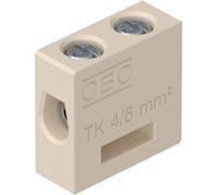 OBO Bettermann 7205700 TK 04 Borne céramique flexible: - rigide: 4-4 mm² Nombre de pôles: 1 5 pc(s)