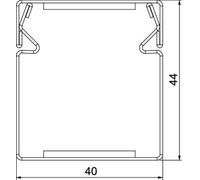 OBO Bettermann 7218002 Protection anti-incendie 2 m blanc