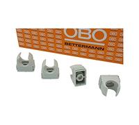 OBO Bettermann Brides de serrage rapide M16 Bride pour tuyau Peut être empilées Gris clair, gris