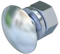 OBO Bettermann FRS 8X25 F 6406998 Vis ronde et plate 8 mm 25 mm acier galvanisé à chaud 50 pc(s)