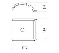 OBO Bettermann OBO Bettermann Bac de rétention feuillure M 12 FT 2058FW galvanisé Quantité:1