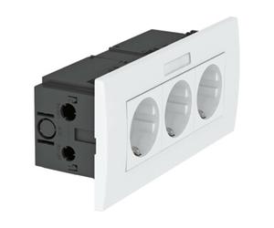 OBO Bettermann OBO Bettermann Bloc multiprises 3x 84×185×59 rws SDE-RW D0RW3B Quantité:1