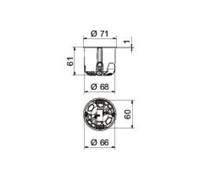 OBO Bettermann OBO Bettermann Boîte de connexion étanche à l'air HW HG 61-L Quantité:25