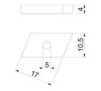 OBO Bettermann OBO Bettermann Écrou coulissant M5 pour rail profilé CL20SN ZL Quantité:100