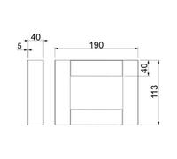 OBO Bettermann OBO Bettermann Embout BSKD09-K0511 BSKD09-E0511 Quantité:1