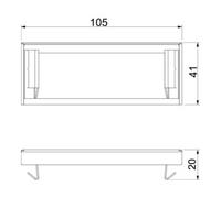 OBO Bettermann OBO Bettermann Embout tissu coupe-feu PLM EP 0410 FS Quantité:1
