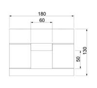 OBO Bettermann OBO Bettermann Gaine de protection incendie 50 x 60 mm BSK 120506 Quantité:1
