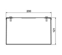 OBO Bettermann OBO Bettermann Goulotte d'installation métal 200 × 120 × 2000 PLMR 1220 A2 Quantité:2