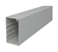 OBO Bettermann OBO Bettermann Goulotte murale et plafond avec couvercle 60×110 mm PVC gris WDK60110GR perforée Quantité:2