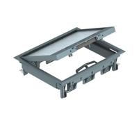OBO Bettermann OBO Bettermann Insert d’appareil Vertr gr GES6-2U10T 7011 Quantité:1