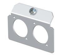 OBO Bettermann OBO Bettermann Plaque de support Vertr avec 2x motif de trous MTM 2K Quantité:1