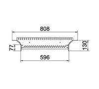 OBO Bettermann OBO Bettermann Raccord d’embranchement pour canal câble 60 × 600 RAA 660 FS Quantité:1