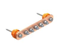 OBO Bettermann OBO Bettermann Rail de mise à la terre BigBar/10 connexions 1802 10 CU Quantité:1