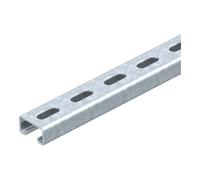 OBO Bettermann OBO Bettermann Rail profilé perforé, longueur 2000 mm, Schlw. 22 mm MS4121P2000FT Quantité:2