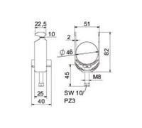 OBO Bettermann OBO Collier à étrier BS-H1-K-46 40-46mm ALU Quantité:1
