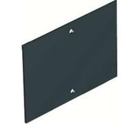OBO Bettermann T4B/P02S Plaque de recouvrement, Telitank, aveugle, noir graphite (7408228)