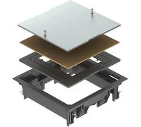 OBO Bettermann ZES4-2 U10T 9011 Trappe dinspection