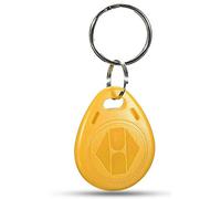 OBO HANDS 125khz Mots Clés EM4100 Carte Étiquette de Clé de Jeton RFID Contrôle d'accès Porte-clés d'identification de Carte à Puce Paquet de 100 pcs(Jaune)