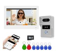 OBO HANDS 2 Fils Visiophone Connecté Interphone Vidéo, 7 Pouces Moniteur Tactile,1080P, Unlock à Distance, Audio Bidirectionnel, Vision Nocturne, Installation Facile