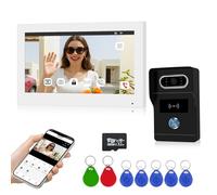 OBO HANDS 2 Fils Visiophone Connecté Interphone Vidéo, 7 Pouces Moniteur Tactile,1080P, Unlock à Distance, Audio Bidirectionnel, Vision Nocturne, Installation Facile