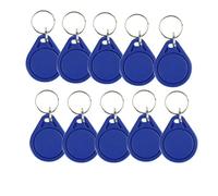 OBO HANDS (Lot de 100 Étanche ABS 13,56 MHz MF Classic 1 K Iso14443 a NFC RFID Jeton, RFID KeyFob, Étiquette RFID, Bleu