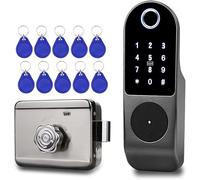 OBO HANDS Serrure électronique intelligente biométrique à empreinte digitale avec mot de passe virtuel Wechat QR Code d'empreintes digitales Clé serrure pour chambre à coucher Sécurité de la maison