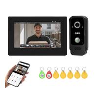 OBO HANDS Visiophone Filaire 2 Fils, Interphone Vidéo avec Écran 7"