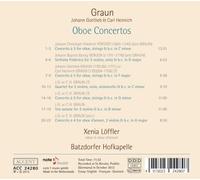 Oboe Concertos by GRAUN [Audio CD] NEUF