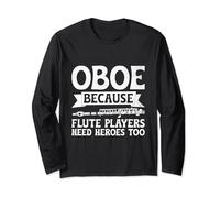 Oboe Player Oboe Basoonist Marching Band Instrument Basson Manche Longue