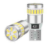 OBOLED Ampoule T10 LED CANBUS Sans Erreur 24LEDs W5W 194 501 168 12V Remplacement pour Voiture Intérieur Lumière Dôme Porte Plafonnier Position Plaque D'immatriculation 6500K Blanc 2Pcs