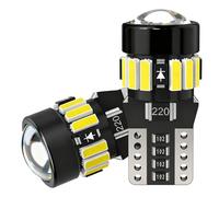 OBOLED Ampoule T10 W5W LED CANBUS Anti Erreur 168 2825 12V Non Polarité Voiture Intérieur Dôme Porte Côté Coffre Plafonnier Éclairage Plaque D'immatriculation 6500K Blanc 2Pcs