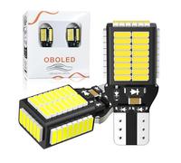 OBOLED T15 LED Ampoule CANBUS Sans Erreur W16W 921 912 906 54SMD pour Voiture Feux de Recul Stationnement Sauvegarde Inversée Lumière 12V 24V Blanc 6500K