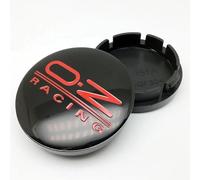 OBONG 4 Pièces Voiture Cache-moyeux Cache Moyeu Compatible avec pour 56mm OZ Racing Enjoliveur Capuchon Central,A-56m