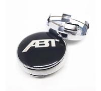 OBONG 4 Pièces Voiture Cache-moyeux Cache Moyeu Compatible avec pour ABT 65mm 68mm Enjoliveur Capuchon Central,H-65mm