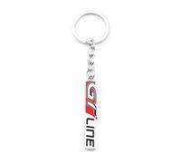 OBong Auto Porte-Clés Voiture Porte Clef Compatible avec pour Kia Peugeot Alfa Romeo GT LINE Porte-clé Cadeaux Accessoires,G-M