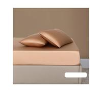 OBONG Drap Housse Natural Drap Housse Réglable Extra Doux Toucher Soie 100% Tencel Lyocell for Sommier Tapissier Cache Sommier Respirant Protège Matelas (Color : C, Size : Twin)