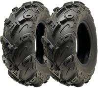OBOR WU05 Lot de 2 pneus pour quad ATV 24 x 8.00-12 217 kg