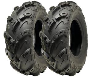 OBOR WU05 Lot de 2 pneus pour quad ATV 24 x 8.00-12 217 kg