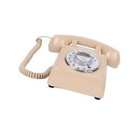 Obotsnoi 1 ensemble de roues rotatives vieux téléphone fonctionnel téléphone de bureau son fort design traditionnel solide pour une utilisation de téléphones fixes