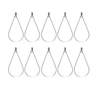 Obotsnoi 10 Pcs Cerceau d'oreille Trouvant Une Larme Hypoallergénique en Larmes Bricolage Artisanal Accessoires Composants en Larme Perle