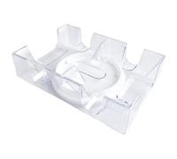Obotsnoi 2/6 Deck Rotating Carte Holder Clear Canasta Playing Tray Rotation-Revolue Playing Game Game Access