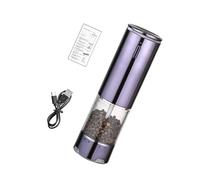 Obotsnoi 2. Moulin à poivre et sel électrique à double lame ABS One-Touch avec design à faible bruit pour contrôler les saveurs Gadget de cuisine pour les épices