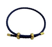 Obotsnoi Boucle robuste et accessoire portable en cuir pour les amoureux de la nature et les créateurs de tendances tenues élégantes festival mode, bleu marine, taille unique