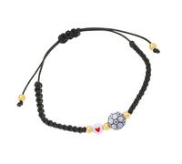 Obotsnoi Bracelet de sport réglable avec perles de football et tennis - Polyvalent - Pour homme et femme - Tissu lavable, taille unique, Comme décrit