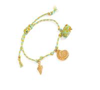 Obotsnoi Bracelet unisexe en cordon tressé avec breloque marine, taille flexible, bracelet élégant pour une tenue décontractée ou formelle, corde tressée avec breloque, taille unique, Comme décrit