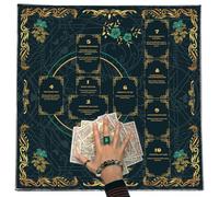 Obotsnoi Carte de lecture Tarots Nappe Divinations Nappe Tapisserie Astrologie Sorcellerie Décoration de pont Autels Tarots