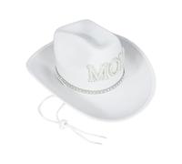 Obotsnoi Chapeau brodé avec inscription « Dad Mom » avec bords réglables et larges - Accessoire de tête pour fête en plein air - Accessoires de tête pour réunions de famille
