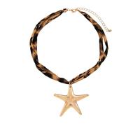 Obotsnoi Collier multicouche réglable polyvalent élégant avec pendentif en coquillages et étoiles de mer pour femme Accessoires ethniques multicouches Bijoux, taille unique, Comme décrit, Comme décrit