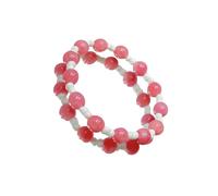 Obotsnoi Collier tendance inspiré de la dopamine avec pendentif étoile et perles arc-en-ciel pour tenue décontractée, G, Comme décrit, Comme décrit.