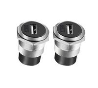 Obotsnoi Connecteur de panneau USB 3.0 22 mm circulaire en métal USB2./USB3. Module de transmission de données fileté pour industriel